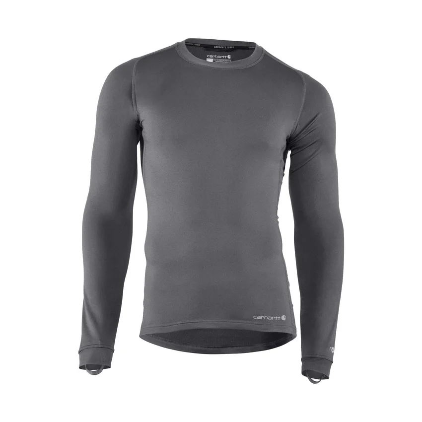 Camiseta de sudadera cuello redondo Force, capa base elástica de tejido grueso