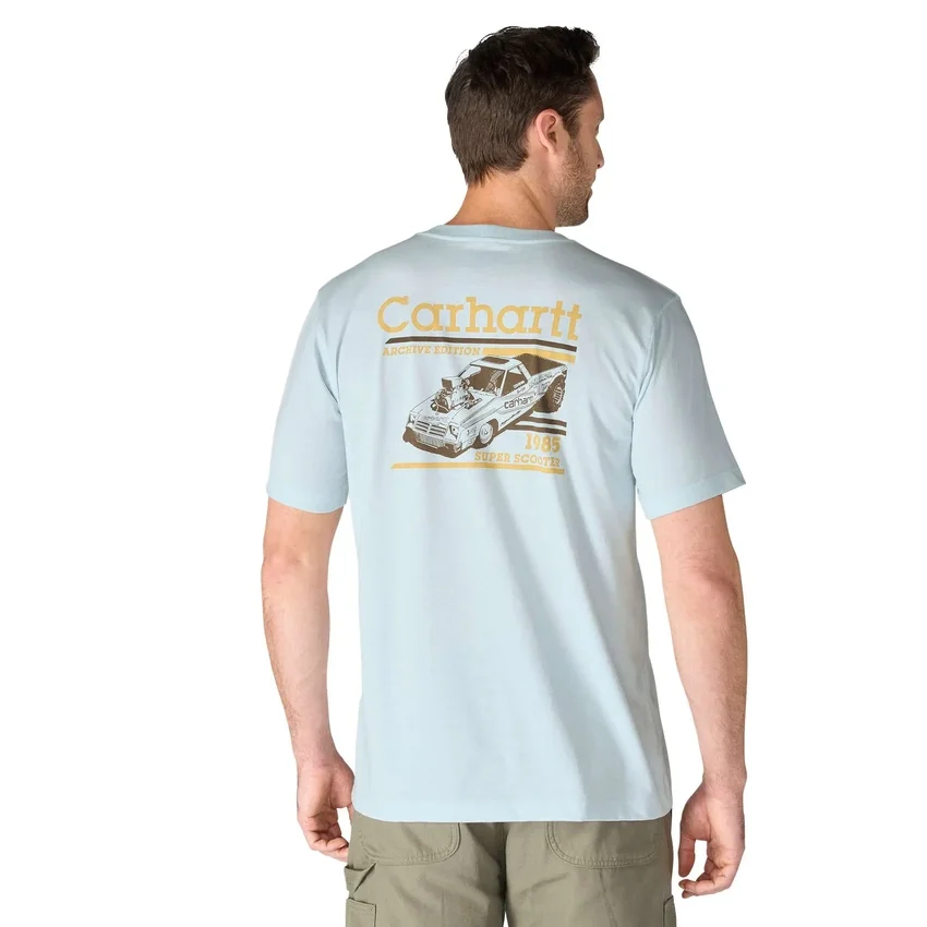 Camiseta gráfica de hombre Irvine de corte holgado con diseño de carreras
