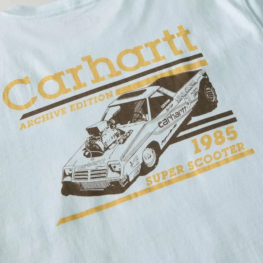 Camiseta gráfica de hombre Irvine de corte holgado con diseño de carreras