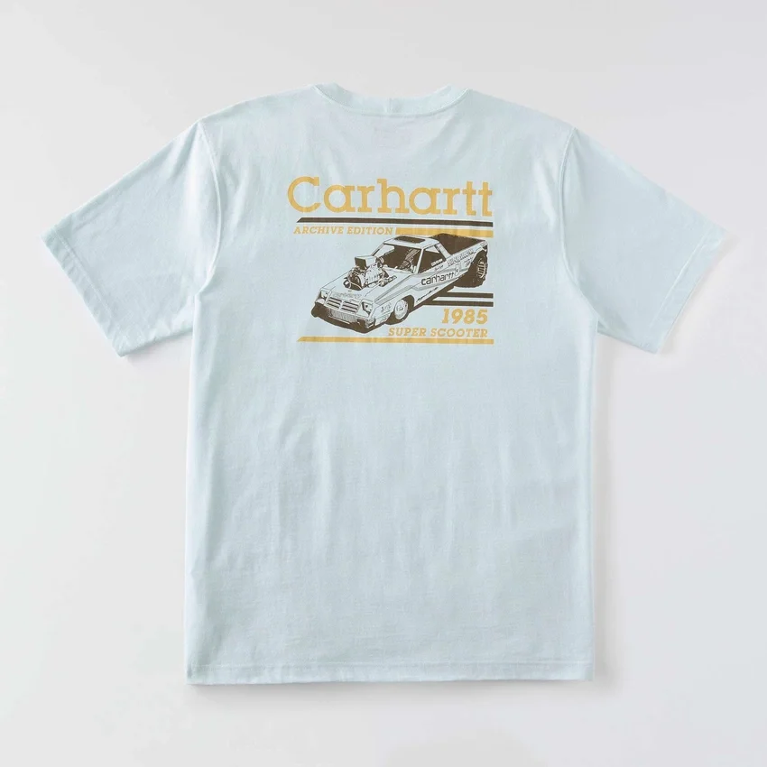 Camiseta gráfica de hombre Irvine de corte holgado con diseño de carreras