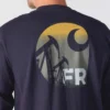 Camiseta gráfica de manguitos largos Force Irvine FR para hombre con diseño de plataforma petrolífera - Camisas ignífugas