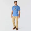 Camiseta gráfica de pesca de corte holgado Irvine para hombre