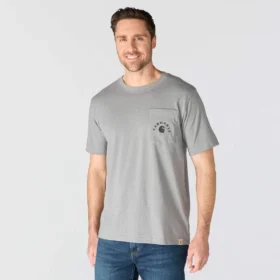 Camiseta gráfica de trabajo de corte holgado Irvine para hombre