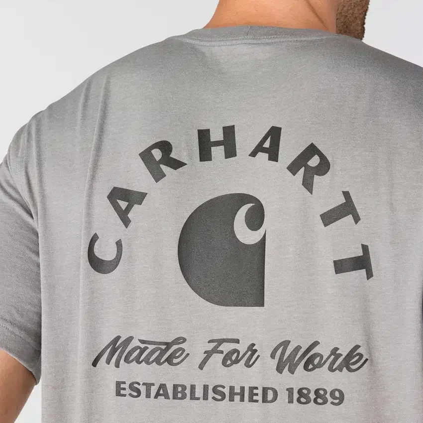 Camiseta gráfica de trabajo de corte holgado Irvine para hombre