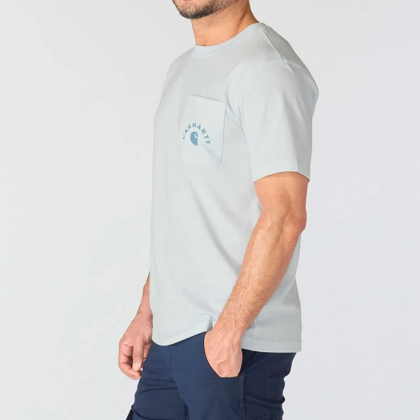 Camiseta gráfica de trabajo de corte holgado Irvine para hombre
