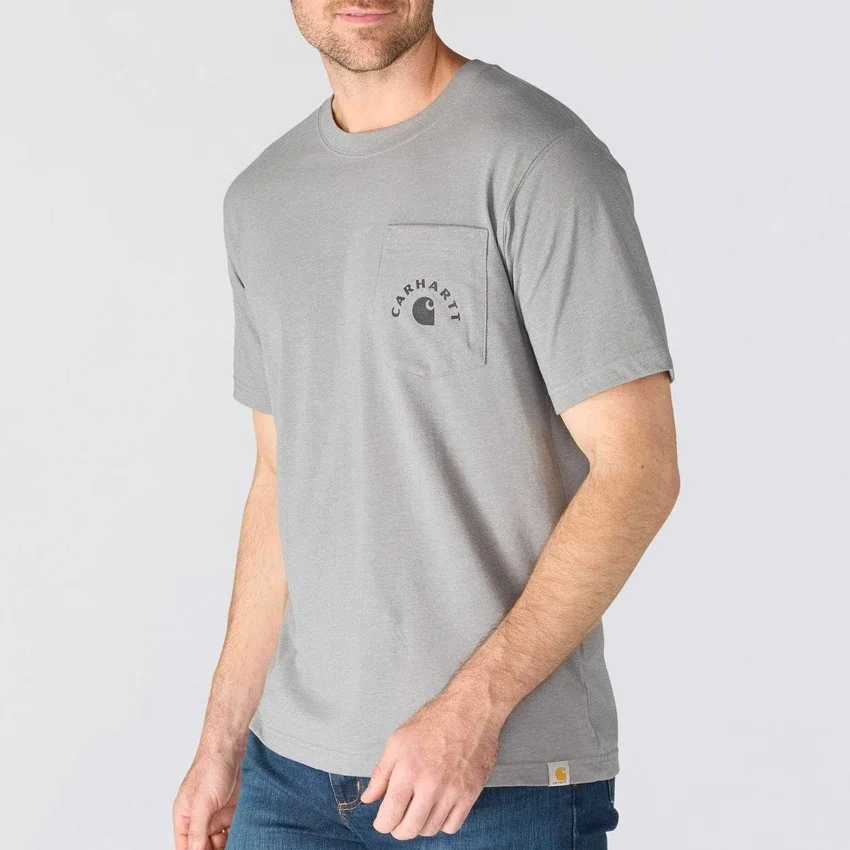 Camiseta gráfica de trabajo de corte holgado Irvine para hombre