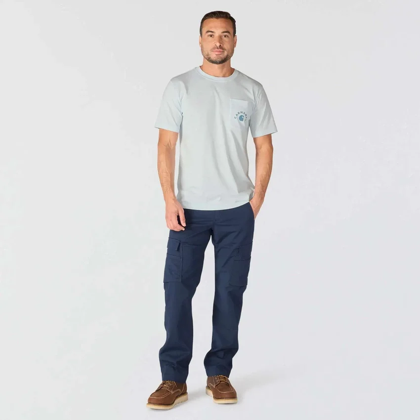 Camiseta gráfica de trabajo de corte holgado Irvine para hombre