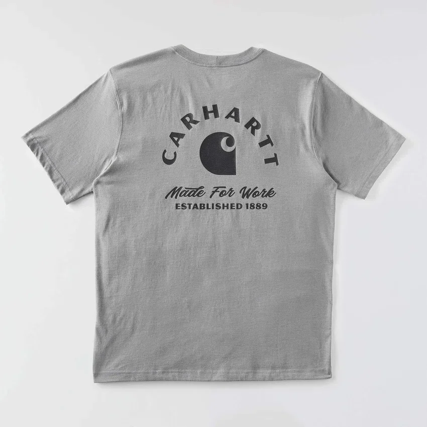 Camiseta gráfica de trabajo de corte holgado Irvine para hombre