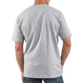 Camiseta Henley de hombre Dearborn, corte holgado y tejido grueso, con bolsillo