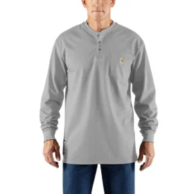 Camiseta Henley de manguitos largos y corte holgado Fr Force Dearborn para hombre