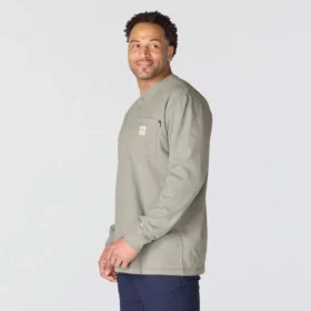 Camiseta Henley de manguitos largos y corte holgado Fr Force Dearborn para hombre