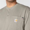 Camiseta Henley de manguitos largos y corte holgado Fr Force Dearborn para hombre
