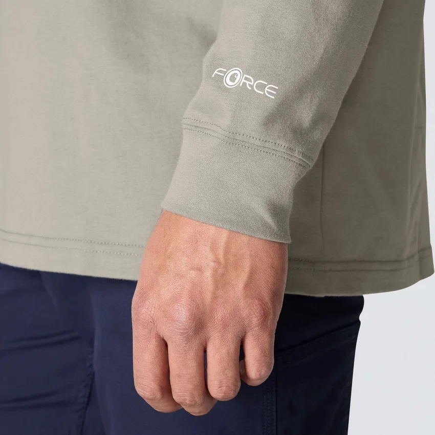 Camiseta Henley de manguitos largos y corte holgado Fr Force Dearborn para hombre