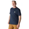Camiseta icónica K87 de corte holgado y tejido grueso con bolsillo para hombre