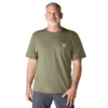 Camiseta icónica K87 de corte holgado y tejido grueso con bolsillo para hombre