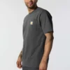 Camiseta icónica K87 de corte holgado y tejido grueso con bolsillo para hombre