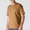 Camiseta icónica K87 de corte holgado y tejido grueso con bolsillo para hombre