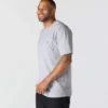Camiseta icónica K87 de corte holgado y tejido grueso con bolsillo para hombre