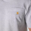 Camiseta icónica K87 de corte holgado y tejido grueso con bolsillo para hombre