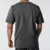 Camiseta icónica K87 de corte holgado y tejido grueso con bolsillo para hombre