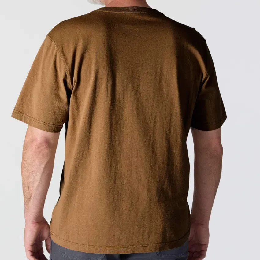 Camiseta icónica K87 de corte holgado y tejido grueso con bolsillo para hombre