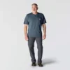 Camiseta icónica K87 de corte holgado y tejido grueso con bolsillo para hombre