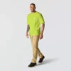 Camiseta icónica K87 de corte holgado y tejido grueso con bolsillo para hombre