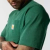 Camiseta icónica K87 de corte holgado y tejido grueso con bolsillo para hombre