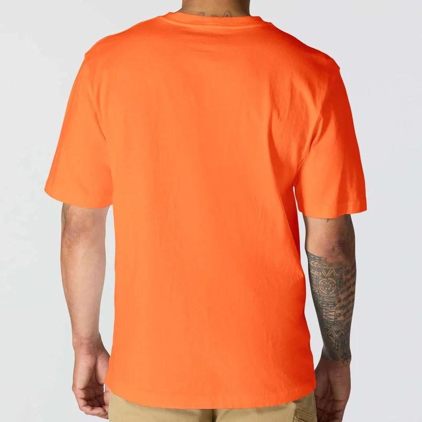 Camiseta icónica K87 de corte holgado y tejido grueso con bolsillo para hombre