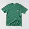 Camiseta icónica K87 de corte holgado y tejido grueso con bolsillo para hombre