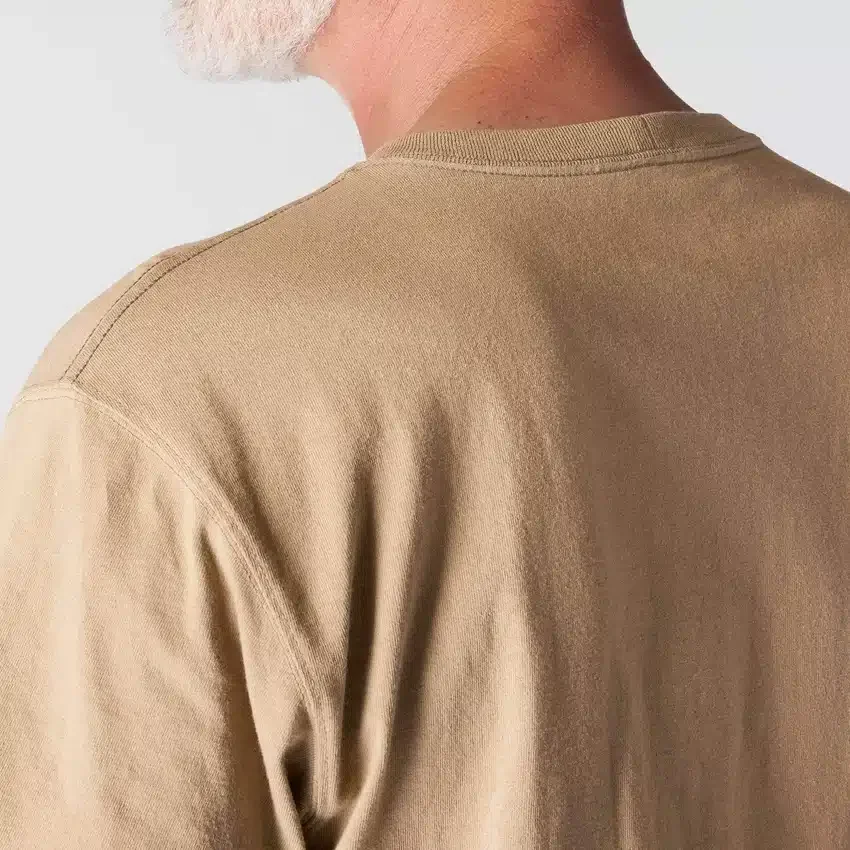 Camiseta icónica K87 de corte holgado y tejido grueso con bolsillo para hombre