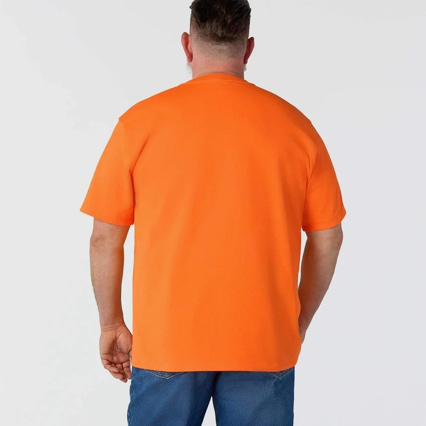 Camiseta icónica K87 de corte holgado y tejido grueso con bolsillo para hombre