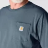 Camiseta icónica K87 de corte holgado y tejido grueso con bolsillo para hombre