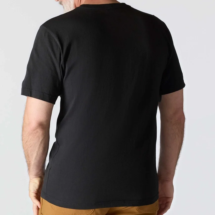 Camiseta icónica K87 de corte holgado y tejido grueso con bolsillo para hombre