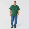 Camiseta icónica K87 de corte holgado y tejido grueso con bolsillo para hombre