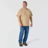 Camiseta icónica K87 de corte holgado y tejido grueso con bolsillo para hombre