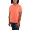Camiseta icónica K87 de corte holgado y tejido grueso con bolsillos para mujer