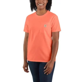 Camiseta icónica K87 de corte holgado y tejido grueso con bolsillos para mujer