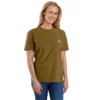 Camiseta icónica K87 de corte holgado y tejido grueso con bolsillos para mujer