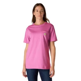 Camiseta icónica K87 de corte holgado y tejido grueso con bolsillos para mujer