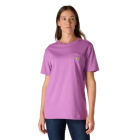 Camiseta icónica K87 de corte holgado y tejido grueso con bolsillos para mujer