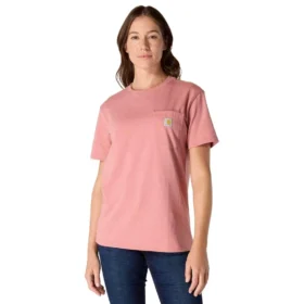 Camiseta icónica K87 de corte holgado y tejido grueso con bolsillos para mujer