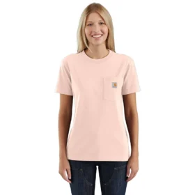 Camiseta icónica K87 de corte holgado y tejido grueso con bolsillos para mujer