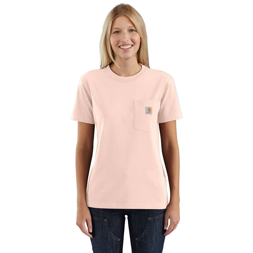 Camiseta icónica K87 de corte holgado y tejido grueso con bolsillos para mujer