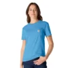 Camiseta icónica K87 de corte holgado y tejido grueso con bolsillos para mujer