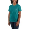 Camiseta icónica K87 de corte holgado y tejido grueso con bolsillos para mujer