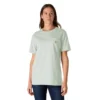 Camiseta icónica K87 de corte holgado y tejido grueso con bolsillos para mujer