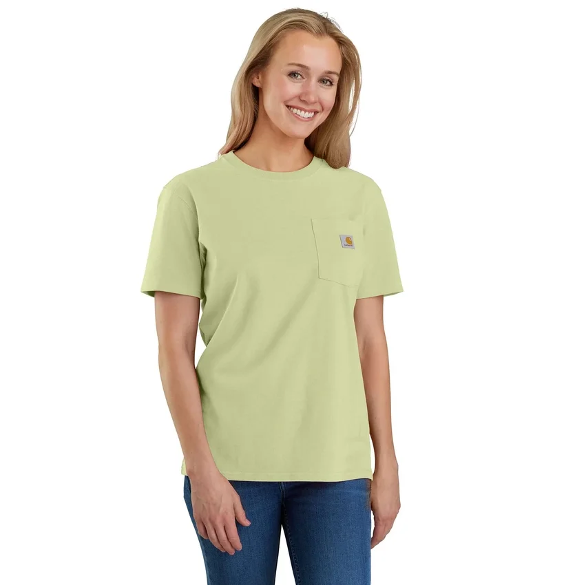 Camiseta icónica K87 de corte holgado y tejido grueso con bolsillos para mujer