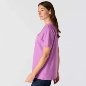 Camiseta icónica K87 de corte holgado y tejido grueso con bolsillos para mujer