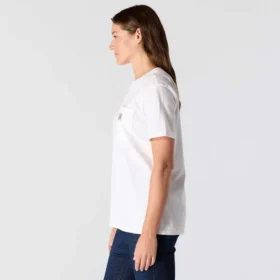Camiseta icónica K87 de corte holgado y tejido grueso con bolsillos para mujer